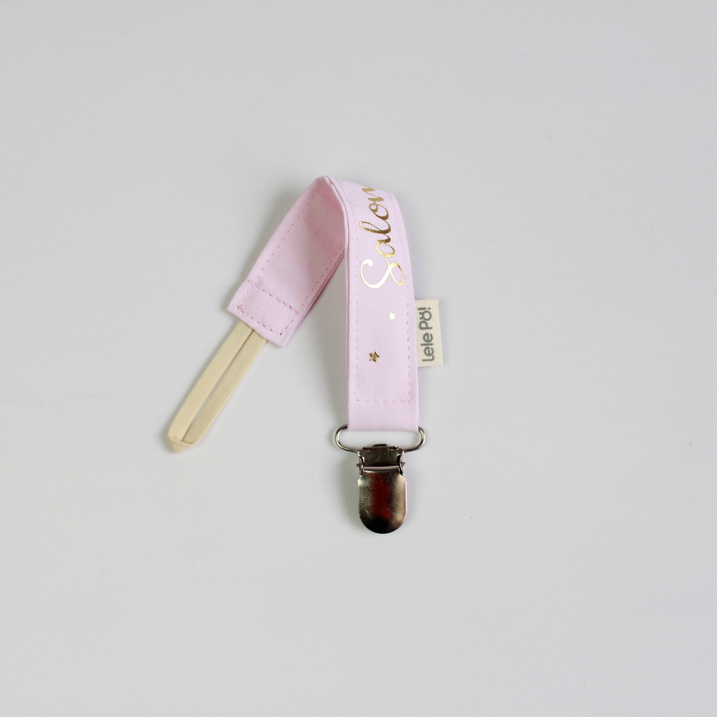 Clip para Chupo Personalizado Rosa