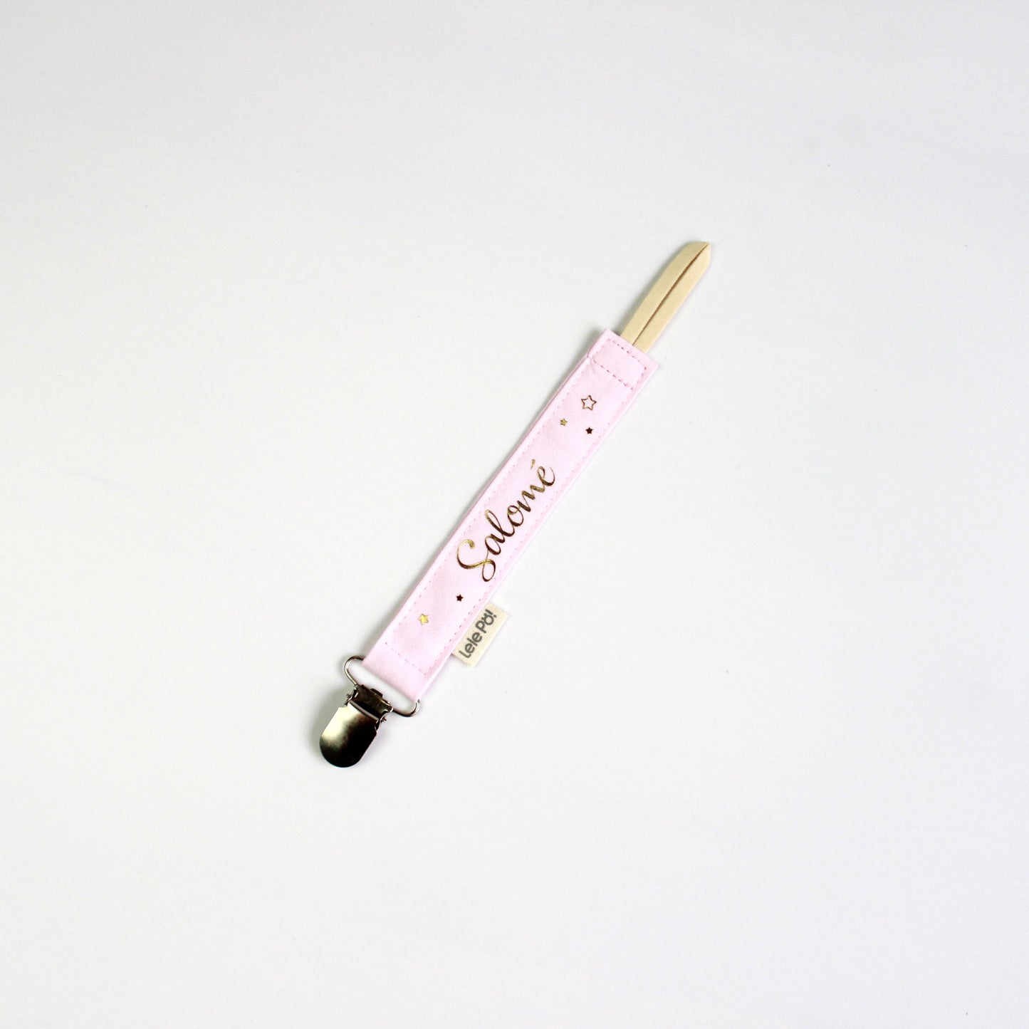 Clip para Chupo Personalizado Rosa