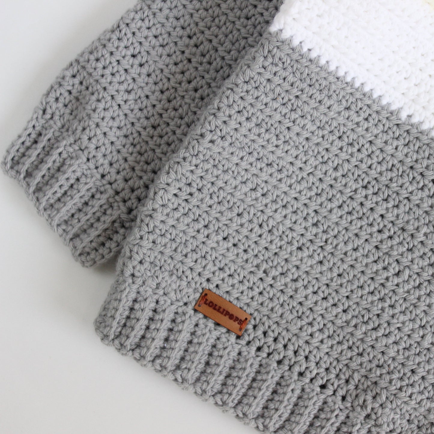 Suéter Noah Crudo, Blanco & Gris