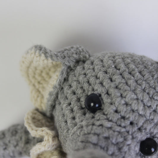 Sonajero Elefante Gris & Beige