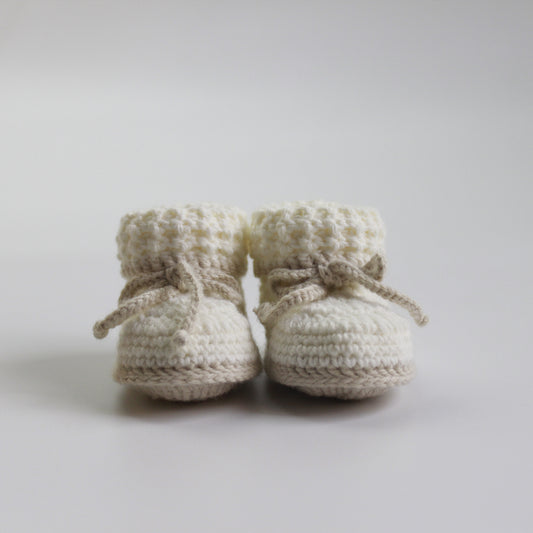 Boots Tejidos Crudo & Beige