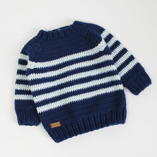 Suéter Douce Azul Marino & Celeste