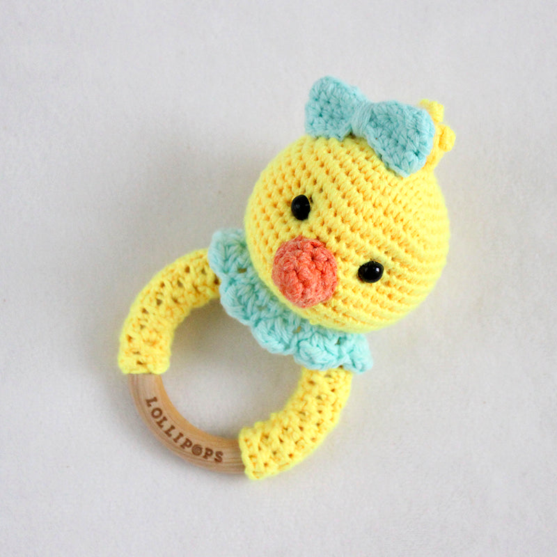 Sonajero Pollito Amarillo & Menta