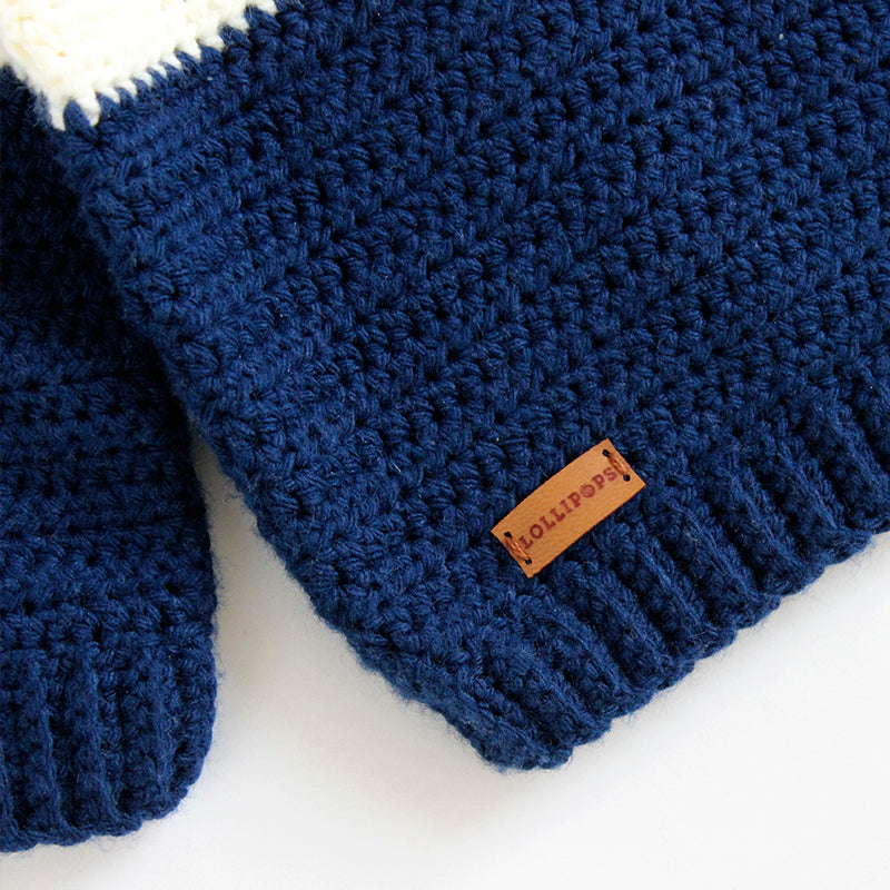 Suéter Noah Gris, Crudo & Azul Marino