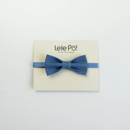 Corbatín Pajarita Azul Jean
