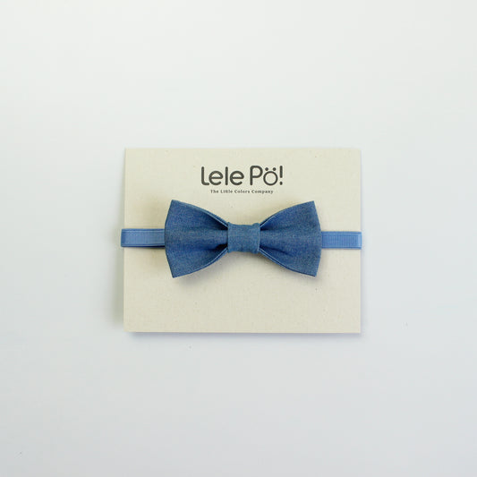 Corbatín Pajarita Azul Jean