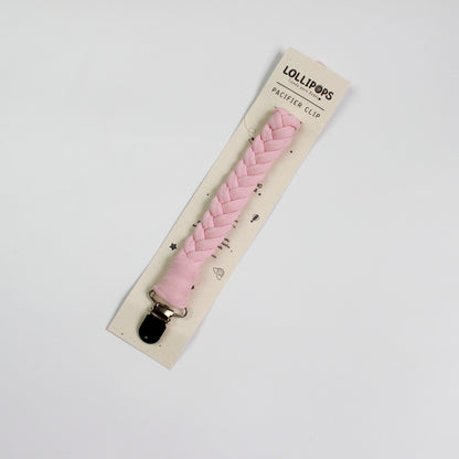 Clip para Chupo Trenzado Rosa