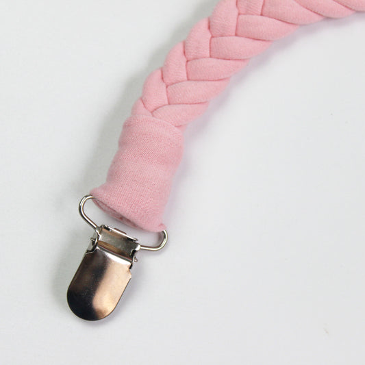 Clip para Chupo Trenzado Rosa