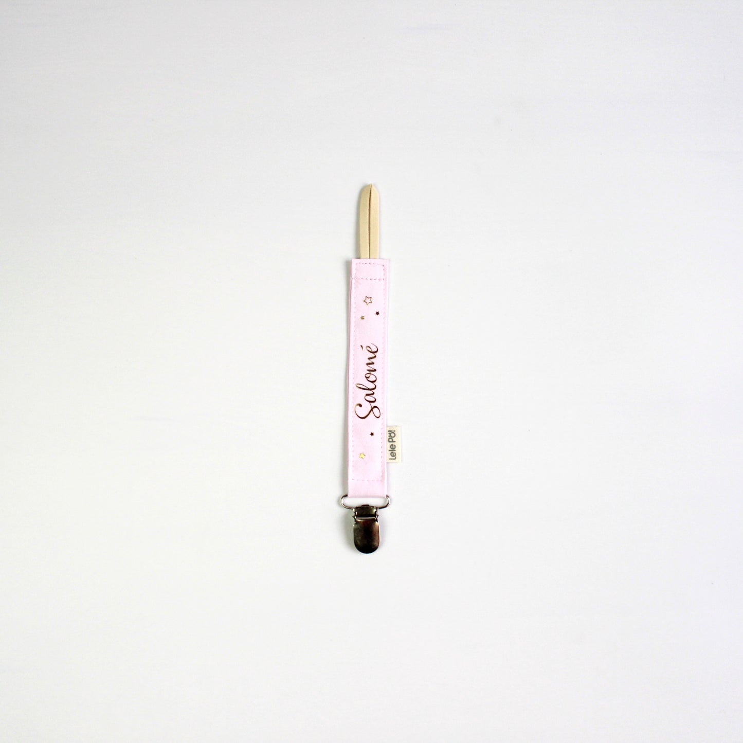 Clip para Chupo Personalizado Rosa