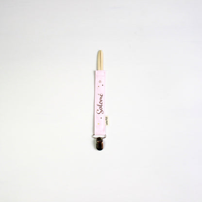 Clip para Chupo Personalizado Rosa