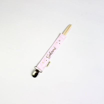 Clip para Chupo Personalizado Rosa
