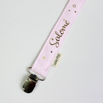 Clip para Chupo Personalizado Rosa