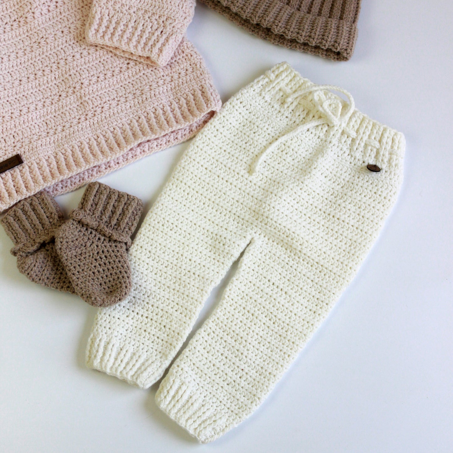 Primer día tejido Elena Crudo, Palo Rosa & Camel