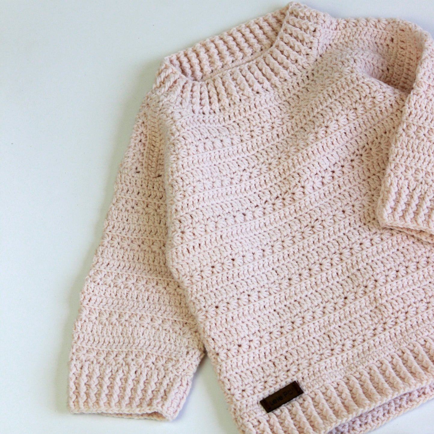 Primer día tejido Elena Crudo, Palo Rosa & Camel