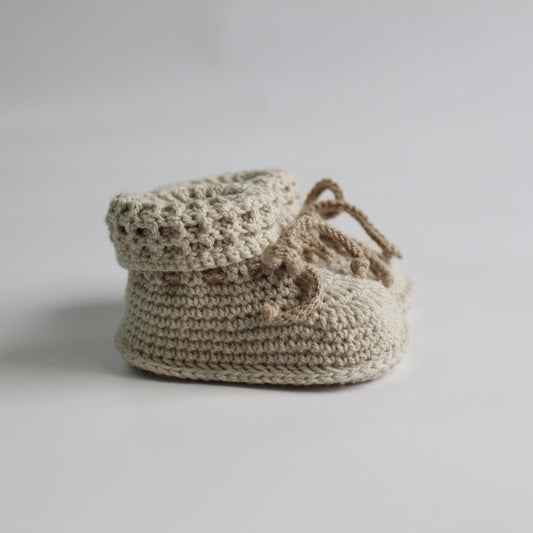 Boots Tejidos Beige & Camel