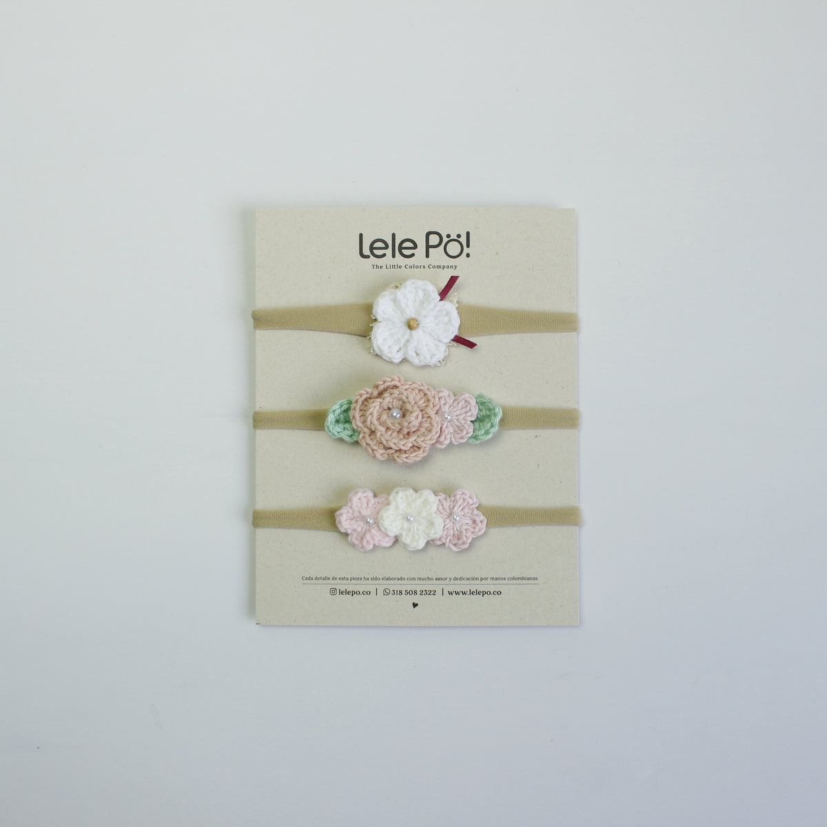 Set Jardín & Flores - Rosa & blanco