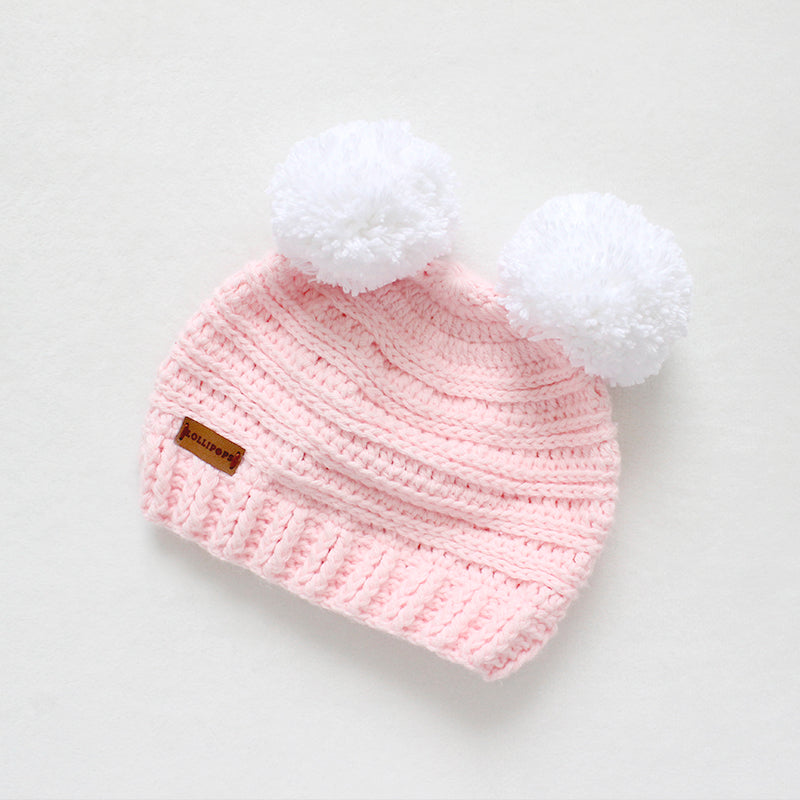 Lua Rosa con 2 Pompones